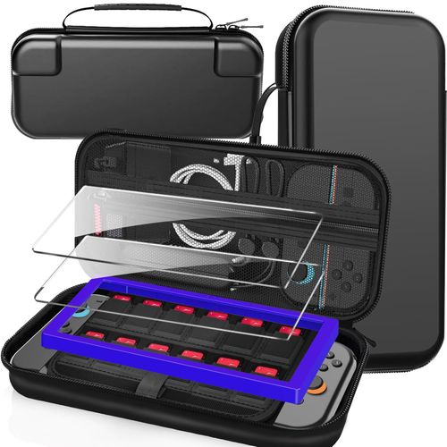 Étui De Transport Pour Nintendo Switch 2 + 2 Protections D'écran Bounty