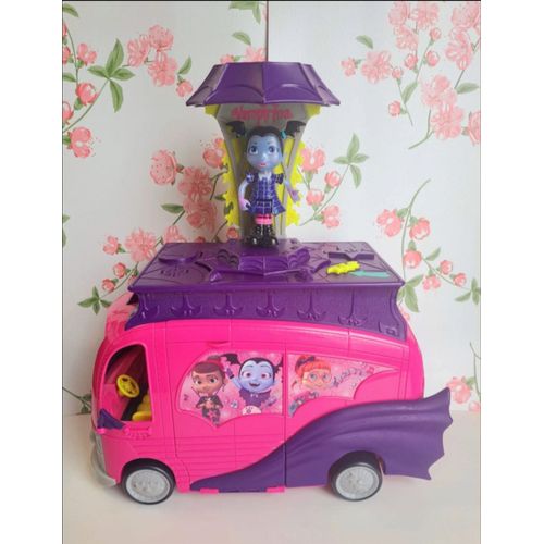 Magnifique Bus Vampirina Rock Disney avec sa petite poupée, le bus fait de la musique et lumières
