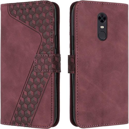 Coque Pour Xiaomi Redmi 5 Plus, Etui Protection Housse Premium En Cuir Pu Portefeuille Étui Téléphone [Fermoir Magnétique] [Fentes Pour Cartes] Flip Case Pour Xiaomi Redmi 5 Plus¿R[Car786675]