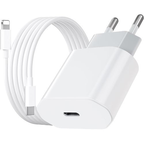 Chargeur Iphone, Chargeur Rapide Iphone 20 W Avec Câble Iphone 2m, Chargeur Iphone Rapide, Chargeur Usb C Pour Iphone 14/13/ 12/11/ X/ 8/7[Car784986]
