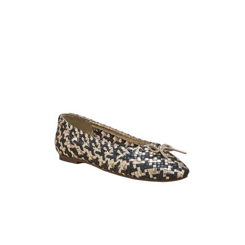 Ballerines En Cuir Tressées Femme Pédiconfort