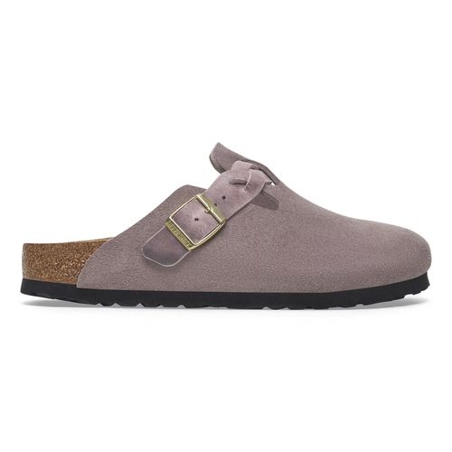 Sabots Birkenstock Boston Braided Suede Leather