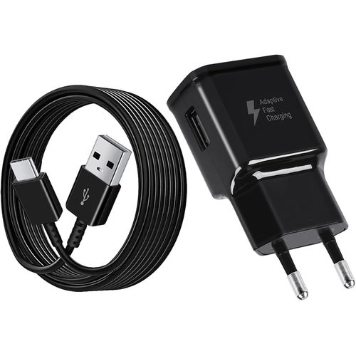 Chargeur Pour Samsung Charge Rapide, Chargeur Usb Et Usb Type C Cable Compatible Avec Samsung Galaxy A15 A14 A13 A04s A05s A71 A55 A54 A53 A42 A35 A34 A33 A25 A23 M53 M34 M13 S8 S9[Car786389]