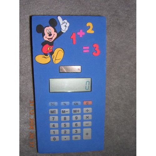 CALCULATRICE solaire mickey