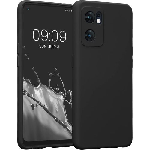 Housse Compatible Avec Oppo Find X5 Lite Coque - Housse De Téléphone En Silicone Avec Protection Appareil Photo - Noir Mat[Car787380]