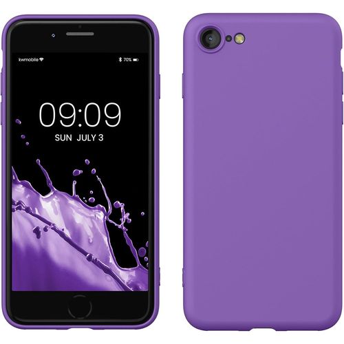 Housse Compatible Avec Apple Iphone Se (2022) / Iphone Se (2020) / Iphone 8 / Iphone 7 Coque - Housse De Téléphone Souple Et Fine En Tpu Silicone - Violet Pâle[Car785864]
