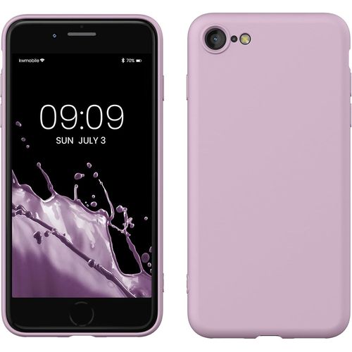 Housse Compatible Avec Apple Iphone Se (2022) / Iphone Se (2020) / Iphone 8 / Iphone 7 Coque - Housse De Téléphone Souple Et Fine En Tpu Silicone - Mauve Pastel[Car785859]