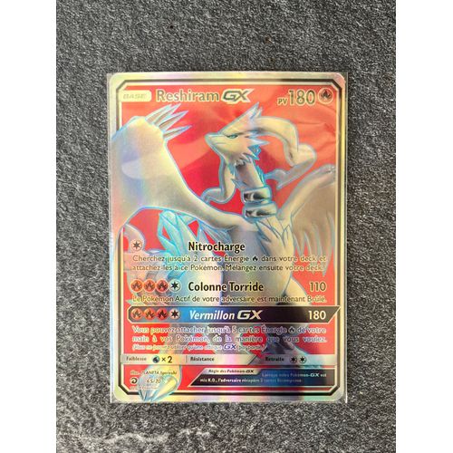 Reshiram Gx 65/70 Française