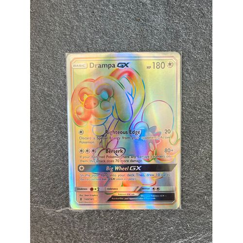 Drampa Gx Rainbow Rare 160/145 Anglaise