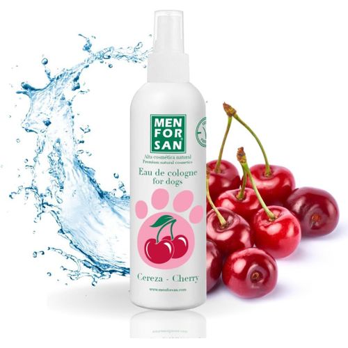 Eau De Cologne Pour Chien | Cerise | Parfum Intense Et Rafraîchissant | Effet Déodorant | Contient Des Ingrédients Très Doux Qui N'irritent Pas La Peau | Avec Un Ph Neutre | 125 Ml 