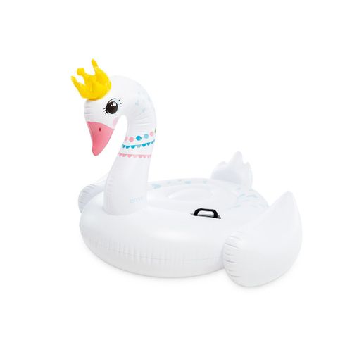 Cygne Gonflable Géant Intex – Bouée À Chevaucher 188x124 Cm Avec Poignées – Piscine Et Plage – Jusqu’À 40 Kg