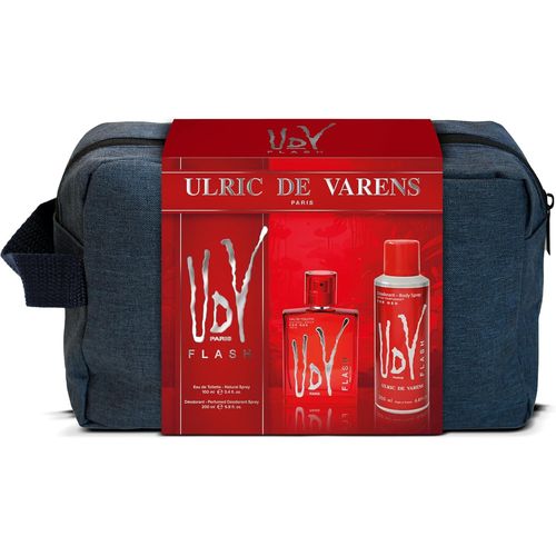 Trousse Udv Flash - Eau De Toilette Homme 100 Ml + Déodorant 200 Ml - Fougère Orientale Marine - Made In France 