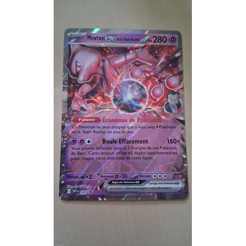 Carte Pokemon Mewtwo Ex De La Team Rocket