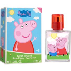 Peppa Pig Parfum Pour Enfant En Verre Avec Motif Peppa Pig Et Son Frère George, Eau De Toilette (30 Ml) 