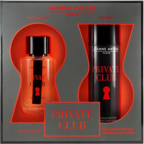 Coffret Cadeau Pour Homme - Private Club - Eau De Toilette 100 Ml + Déospray 200 Ml - Parfum Tonka Vétiver - Fabriqué Et Conditionné En France À Grasse 