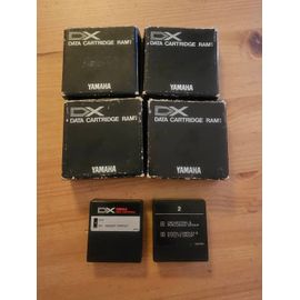 Yamaha Dx7 - 5 Cartouches Ram / 1 Cartouches Rom Avec Boite D'Origine - Excellent Etat