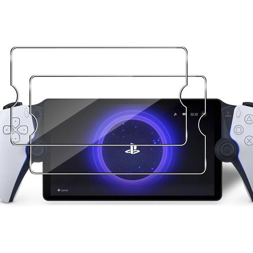 Sony Ps5 Playstation Portal Verre Trempé 2 Pièces 9h Dureté Hd Protecteurs D'écran Anti-Rayures Sans Bulles Film Protection Écran