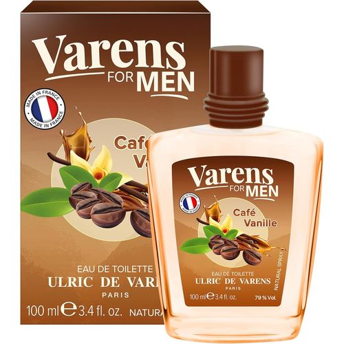Eau De Toilette Varens For Men - Café Vanille - Fougère Orientale Marine - Parfum Homme - Vaporisateur - 100 Ml 