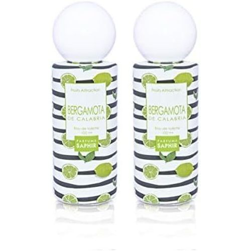 Attraction Bergamote - Eau De Parfum Vaporisateur Femme - 100 Ml (Lot De 2) 