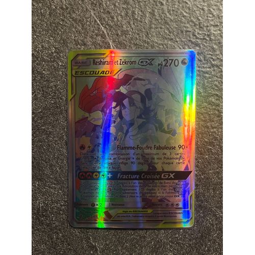 Reshiram Et Zekrom-Gx Éclipse Cosmique 259/236 Française