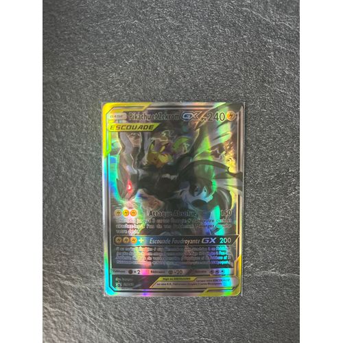 Pikachu Et Zekrom-Gx Promo Sm168 Française