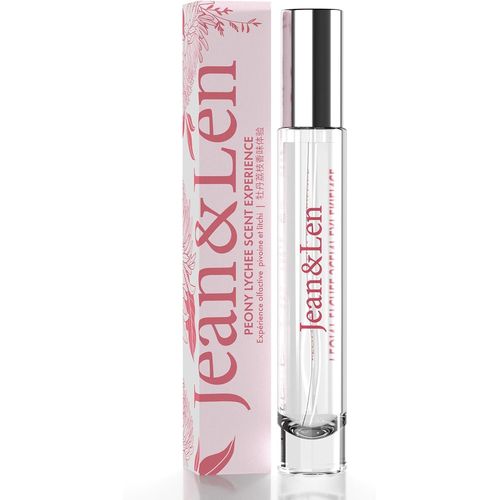Scent Experience Peony & Lychee, Eau De Toilette Parfumée À La Pivoine Et Au Litchi, Mini Parfum Pratique, Idéal Pour Les Voyages, Flacon En Verre De Qualité, 10 Ml 