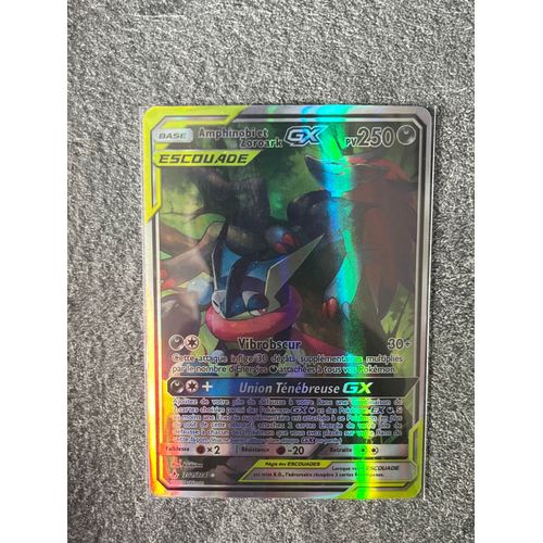 Amphinobi Et Zoroark Gx 201/214 - Alliance Infaillible - Française