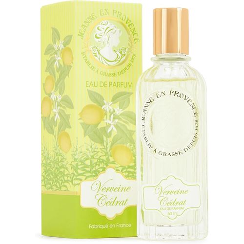 Parfum Femme Verveine Cédrat - Eau De Parfum - Flacon Vaporisateur 60 Ml - Fabriqué En France À Grasse 
