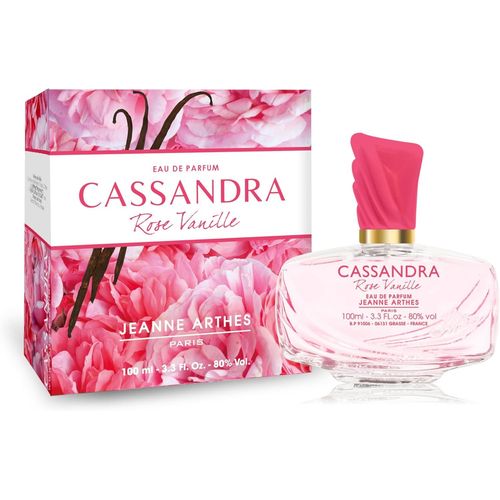 Parfum Femme Cassandra Rose Vanille - Eau De Parfum - Flacon Vaporisateur 100 Ml - Fabriqué En France À Grasse 