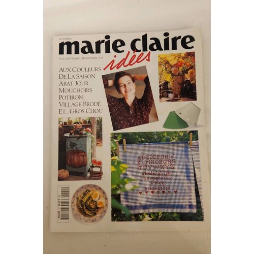 Marie Claire Idées N°22 Septembre 1996