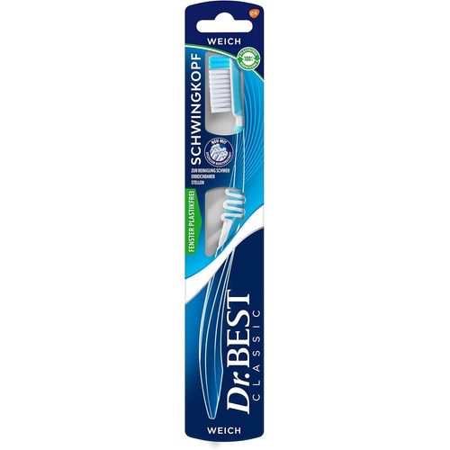 Brosse À Dents À Tête Pivotante Souple (1 Pièce), Pour Nettoyer Les Endroits Difficiles D'accès 