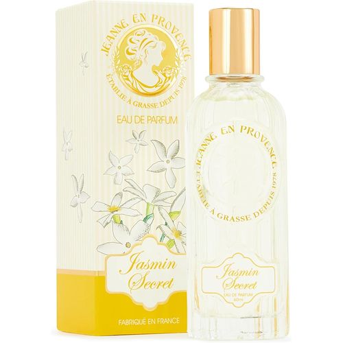 Jasmin Secret - Eau De Parfum Femme - Jasmin - Ingrédients D'origine Naturelle - Fabriqué En France - Flacon 60 Ml 