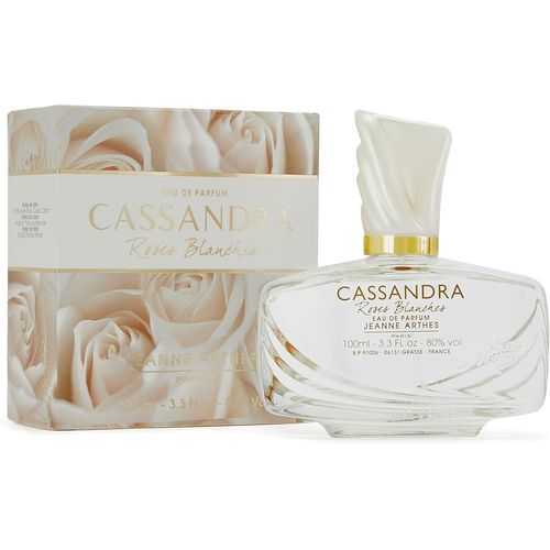 Parfum Femme Cassandra Roses Blanches - Eau De Parfum - Flacon Vaporisateur 100 Ml - Fabriqué En France À Grasse 