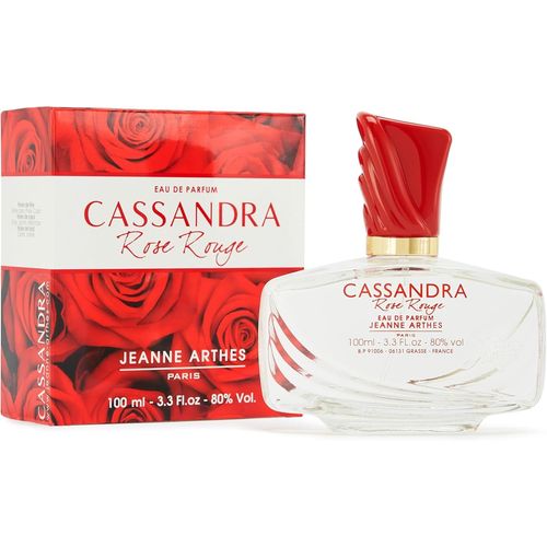 Parfum Femme Cassandra Rose Rouge - Eau De Parfum - Flacon Vaporisateur 100 Ml - Fabriqué En France À Grasse 