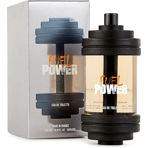 Eau De Toilette Homme - Fuel Power - Floral Et Frais - Ambre & Patchouli - Fabriqué En France À Grasse - Cadeau Homme - 100 Ml 