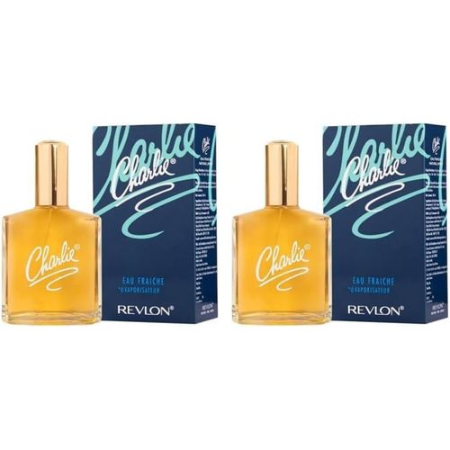 Charlie Bleu - Eau De Toilette Femme - Spray Vaporisateur - Parfum À La Senteur Florale, Ambrée, Chaude, Orientale - Fragrance Musquée - Spray Contenance 100ml (Lot De 2) 