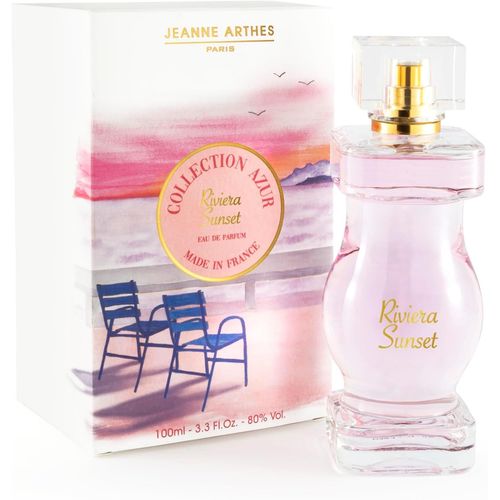 Eau De Parfum Femme French Way Of Life - Collection Azur - Riviera Sunset - Floral & Fruité - Musc & Santal - Fabriqué En France À Grasse - Cadeau Femme - 100 Ml 