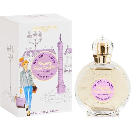 Eau De Parfum Femme French Way Of Life - Balade À Paris - Shopping Place Vendôme - Fruité & Floral - Noix De Coco Et Vanille - Fabriqué En France À Grasse - Cadeau Femme - 100 Ml 