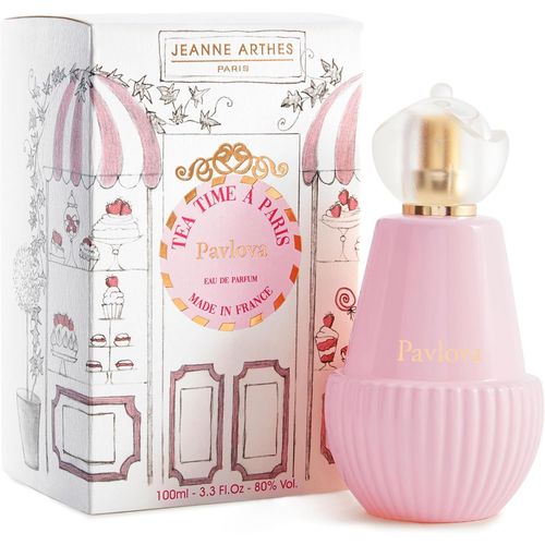 Eau De Parfum Femme French Way Of Life - Tea Time À Paris - Pavlova - Floral & Fruité - Fraise & Rose Centifolia - Fabriqué En France À Grasse - Cadeau Femme - 100 Ml 