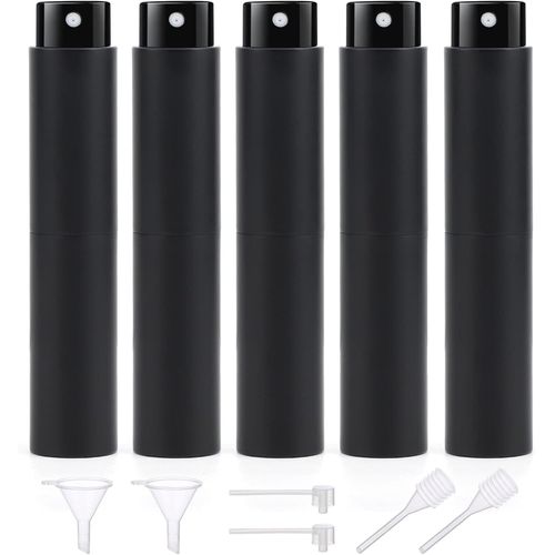 Vaporisateur Parfum Vide, Atomiseur De Parfum Rechargeable 5 Pièces, Bouteille Vaporisateur De Parfum 10ml, Flacon De Parfum Vide Echantillon Spray, Extracteur Diffuseur De Parfum 