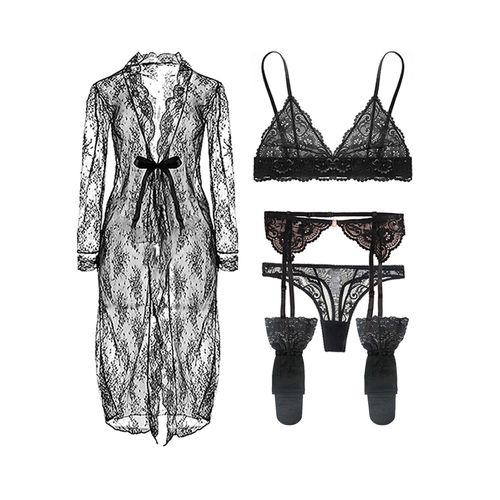 Varsbaby Ensembles De Soutien-Gorge En Dentelle Pour Femme Soutien-Gorge Non Rembourré Bas Jarretelles Sous-Vêtements D'été Lingerie Sexy