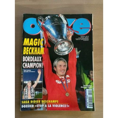 Magazine Onze Mondial 125 Magic Beckham Manchester United Champions League 1999