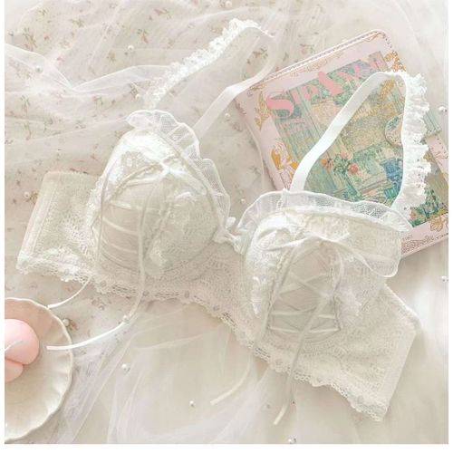 Japonais Doux Pur Vent Sous-Vêtements En Dentelle Femme Petite Poitrine Rassemblement Anti-Affaissement Nouvelle Fille Lolita Ensemble De Soutien-Gorge