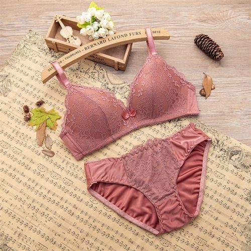 Ensemble De Soutien-Gorge Sans Couture Pour Femmes,Haut Et Culotte,Brassière,Sous-Vêtements De Fitness,Lingerie Sans Fil,Push Up,Débardeur Sexy,Slip Pour Filles