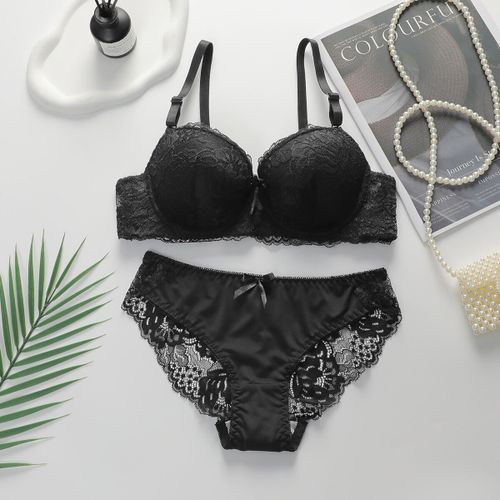 Ensemble De Lingerie Multicolore Sexy Pour Femmes,Sous-Vêtements Push-Up,Sous-Vêtements À Fleurs,Rassemblement,A2axes,2 Pièces