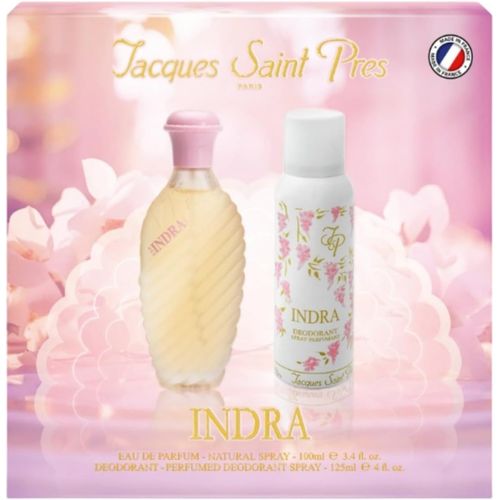 Coffret Parfum Femme Indra - Eau De Parfum 100 Ml + Déodorant Spray 125 Ml - Oriental Naturel - Made In France 