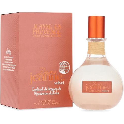Parfum Femme Dame Jeanne Velvet - Eau De Parfum - Flacon Vaporisateur 75 Ml - Fabriqué En France À Grasse 
