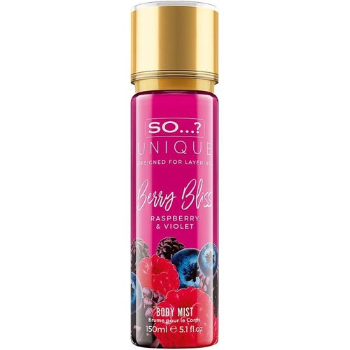 Unique Berry Bliss Brume Corporelle Parfumée Pour Femme 150ml 