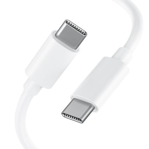 KALANKA-QC 4.0 Câble USB C vers USB C 100W, 2M Cable Chargeur USB Type C Charge Rapide pour iPhone16/15, MacBook Air/Pro, iPad, Samsung, Xiaomi, Huawei, Google Pixel, Switch, Fil USB Type C, Blanc