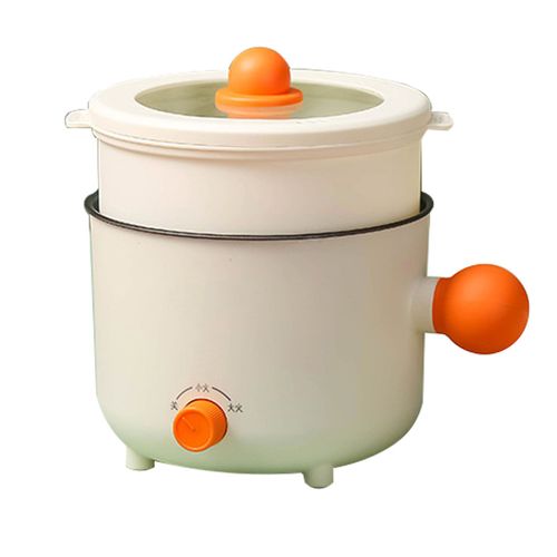 Hjlian Petite Cuisiniere Electrique Multifonctionnelle Pour Nouilles, Mini-Pot Chauffant Pour Dortoirs D'etudiants, Prise Au